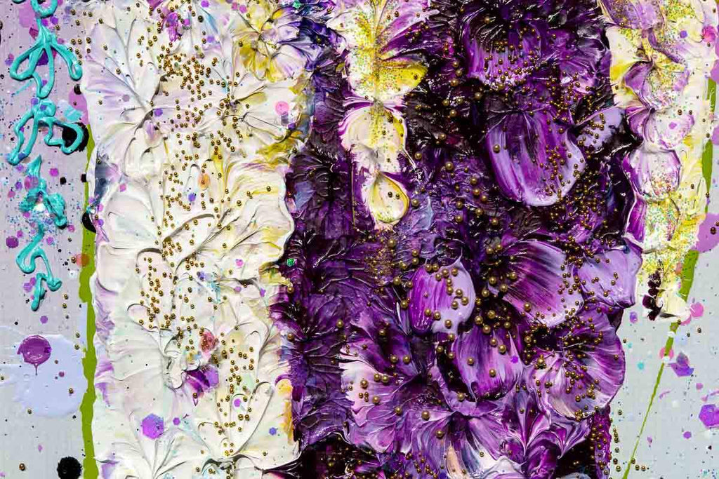 You Make Me Believe Anything - Original - SOLD by artist Leanne Christie - Wyecliffe Galleries