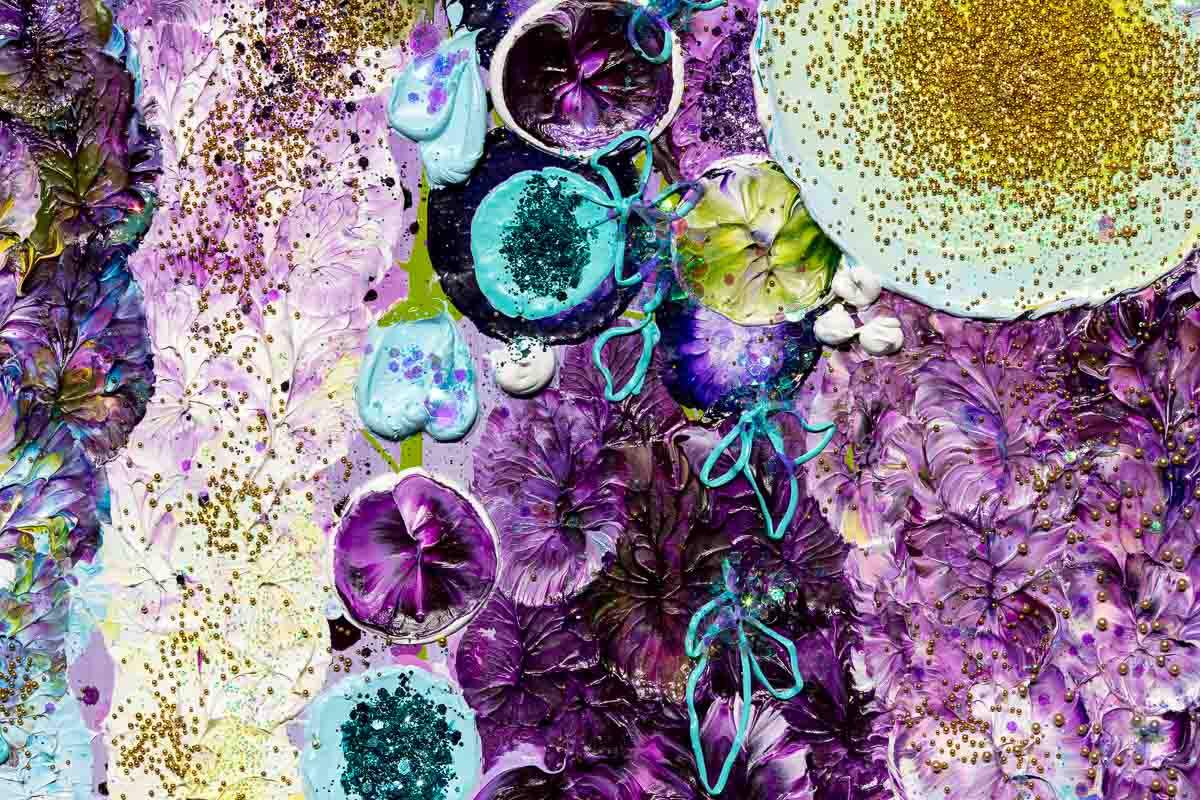 You Make Me Believe Anything - Original - SOLD by artist Leanne Christie - Wyecliffe Galleries