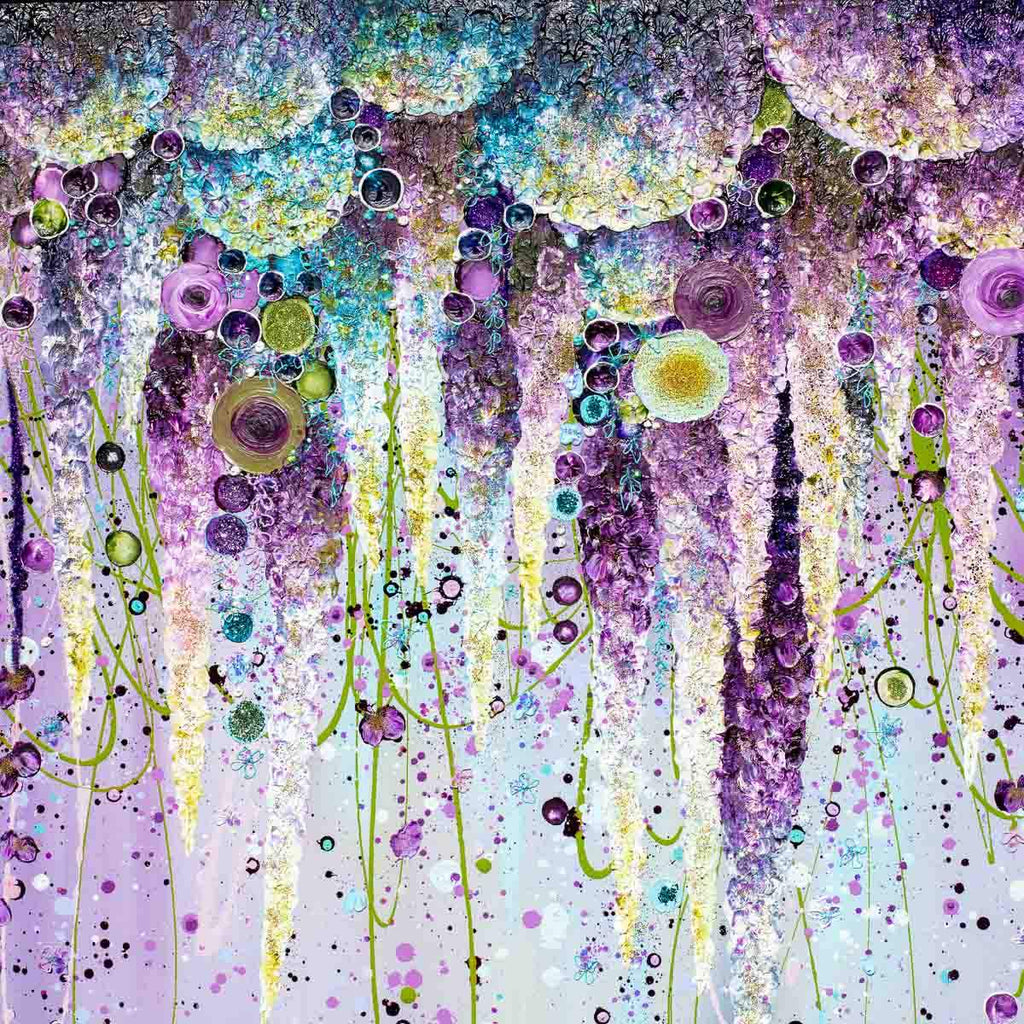 You Make Me Believe Anything - Original - SOLD by artist Leanne Christie - Wyecliffe Galleries