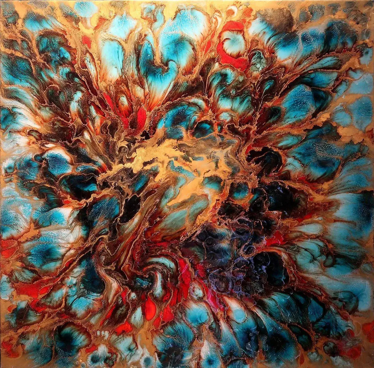 Supernova II - SOLD by artist Lee Tyler - Wyecliffe Galleries
