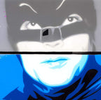 Adam West - Original - SOLD by artist Lhouette - Wyecliffe Galleries