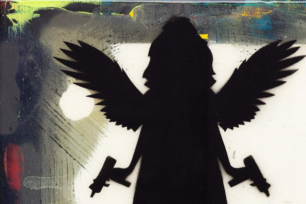 Angel Cake (Asphalt Grey) - Original - SOLD by artist Lhouette - Wyecliffe Galleries