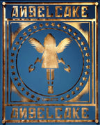 Angel Cake Bronze and Blue - SOLD by artist Lhouette - Wyecliffe Galleries