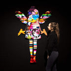 Angel Cake Collage - Original Wall Sculpture - SOLD by artist Lhouette - Wyecliffe Galleries