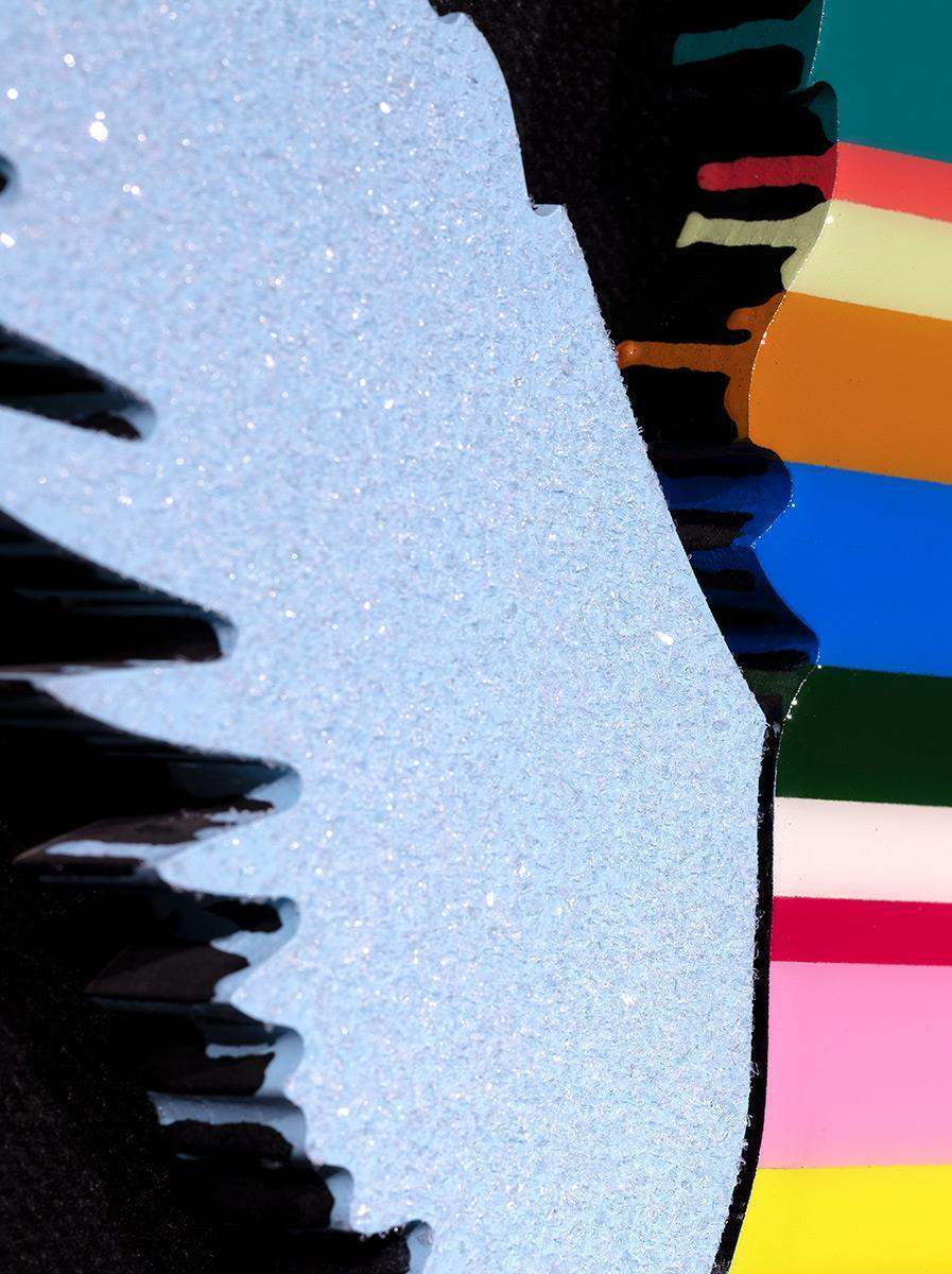 Angel Cake - Diamond Dust Wings II - Original Wall Sculpture - SOLD by artist Lhouette - Wyecliffe Galleries