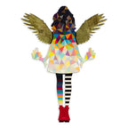 Angel Cake Floral Miniature Geometric Fade - Original Wall Sculpture - SOLD by artist Lhouette - Wyecliffe Galleries