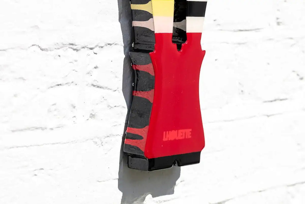 Angel Cake Floral Miniature Geometric Fade - Original Wall Sculpture - SOLD by artist Lhouette - Wyecliffe Galleries