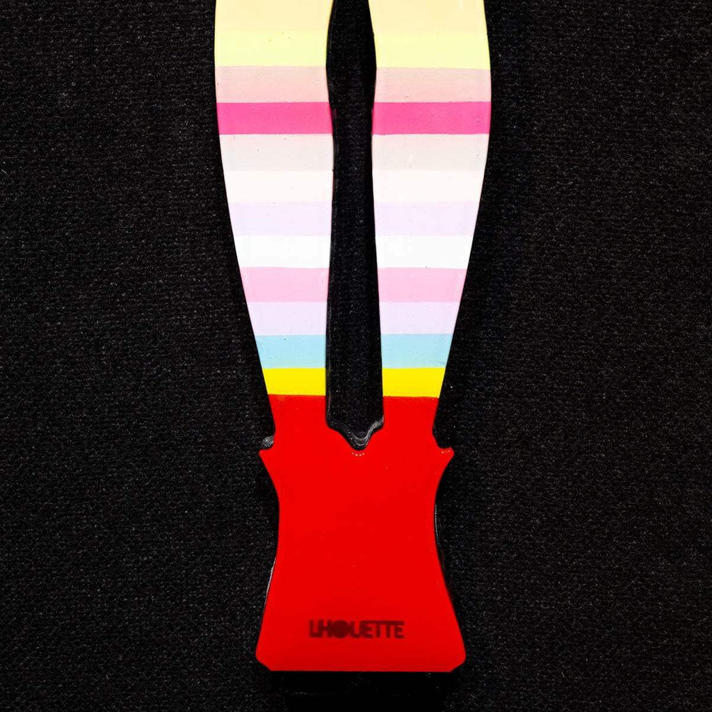 Angel Cake Dark Floral - Original Wall Sculpture - SOLD by artist Lhouette - Wyecliffe Galleries