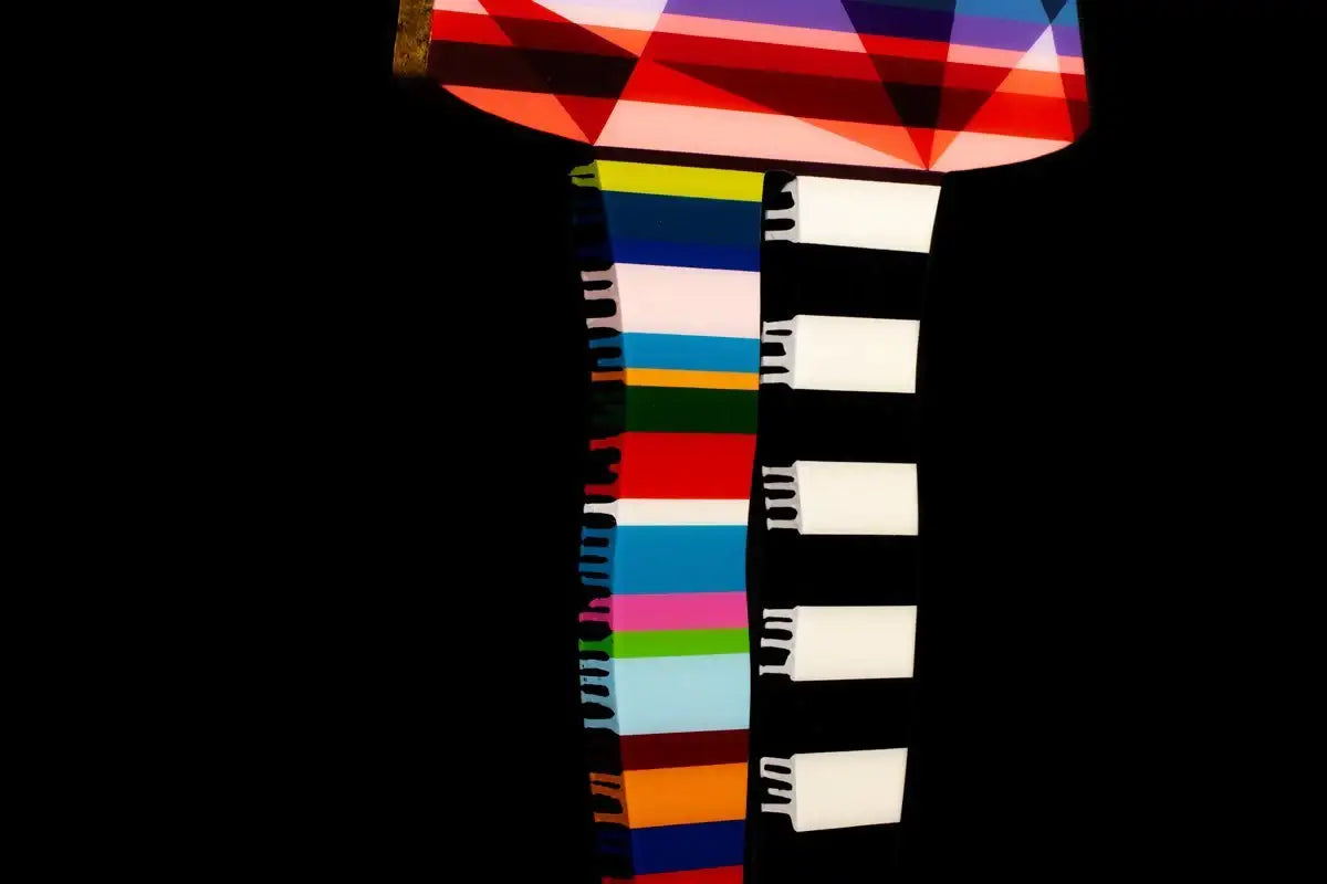 Angel Cake Geometric - Large Sculpture - Original - SOLD by artist Lhouette - Wyecliffe Galleries