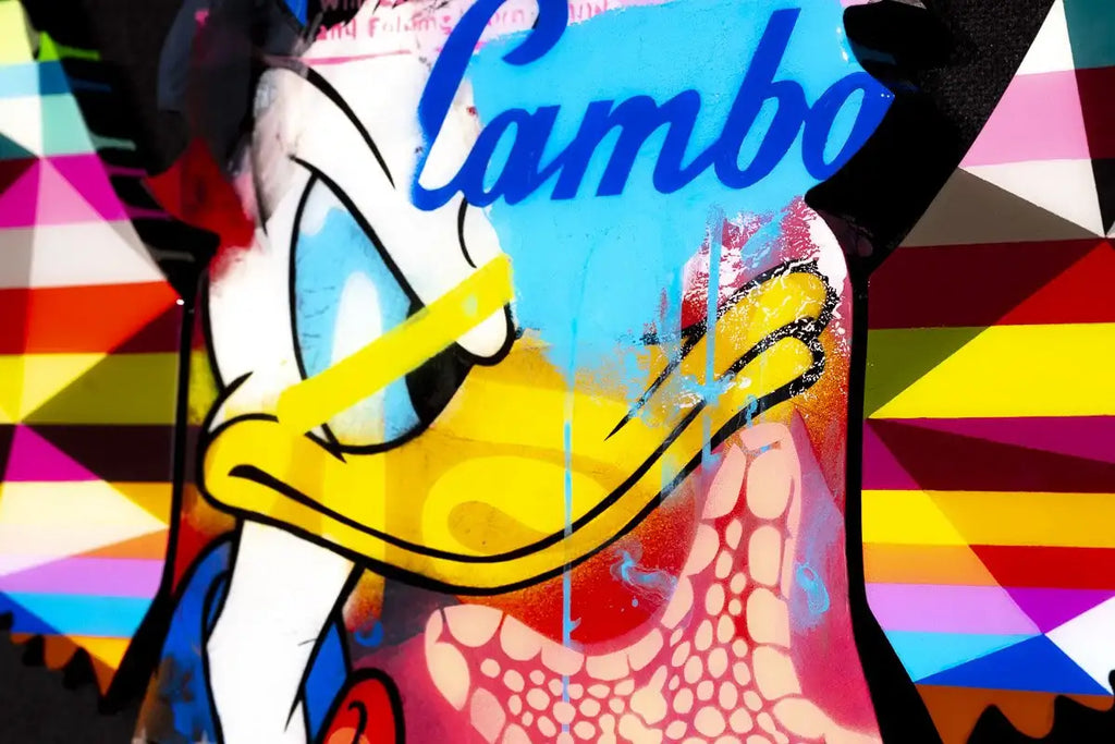 Angel Cake Collage - Original Wall Sculpture - SOLD by artist Lhouette - Wyecliffe Galleries