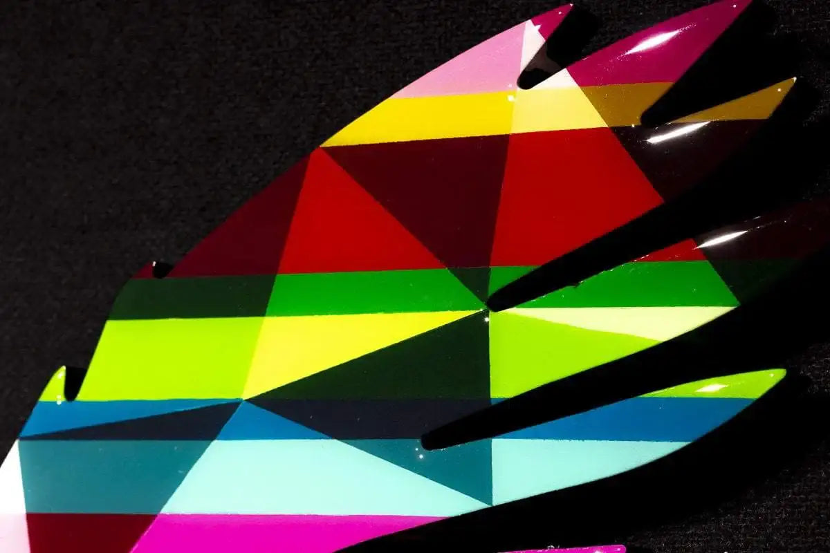 Angel Cake Collage - Original Wall Sculpture - SOLD by artist Lhouette - Wyecliffe Galleries