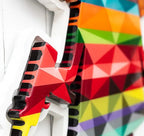 Angel Cake Medium - Framed Geometric - Original - SOLD by artist Lhouette - Wyecliffe Galleries