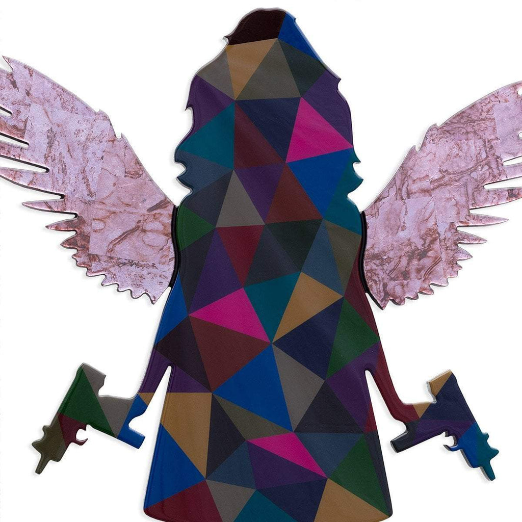 Angel Cake Medium - Geometric - Original - SOLD by artist Lhouette - Wyecliffe Galleries