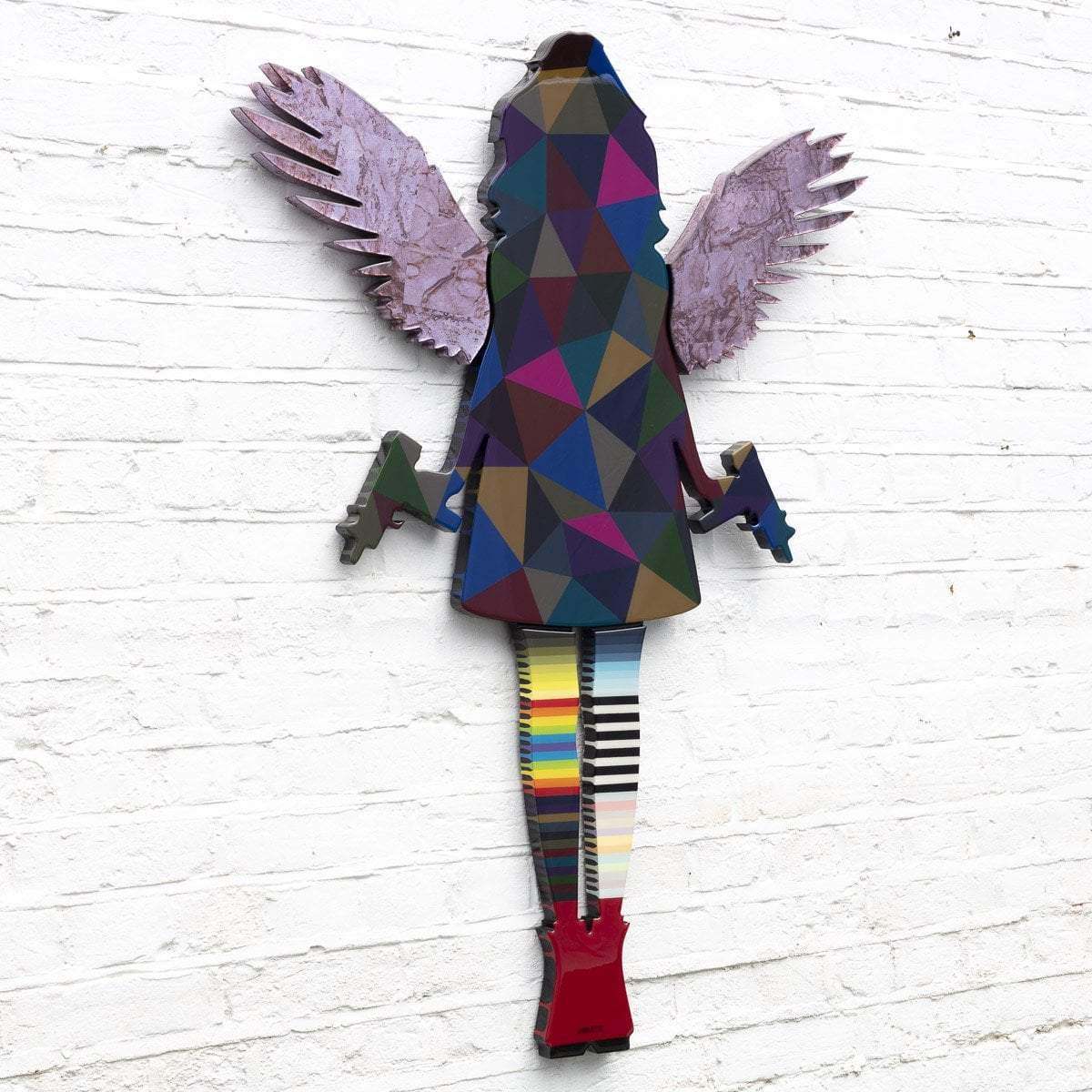 Angel Cake Medium - Geometric - Original - SOLD by artist Lhouette - Wyecliffe Galleries