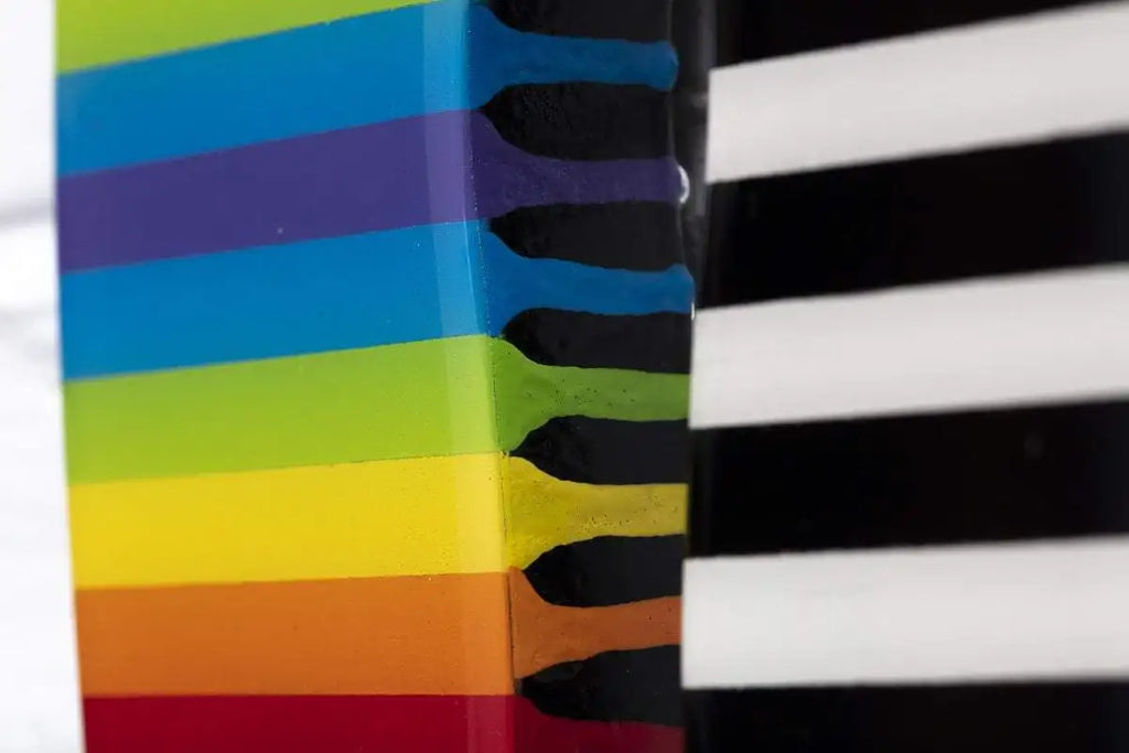 Angel Cake Medium - Geometric - Original - SOLD by artist Lhouette - Wyecliffe Galleries