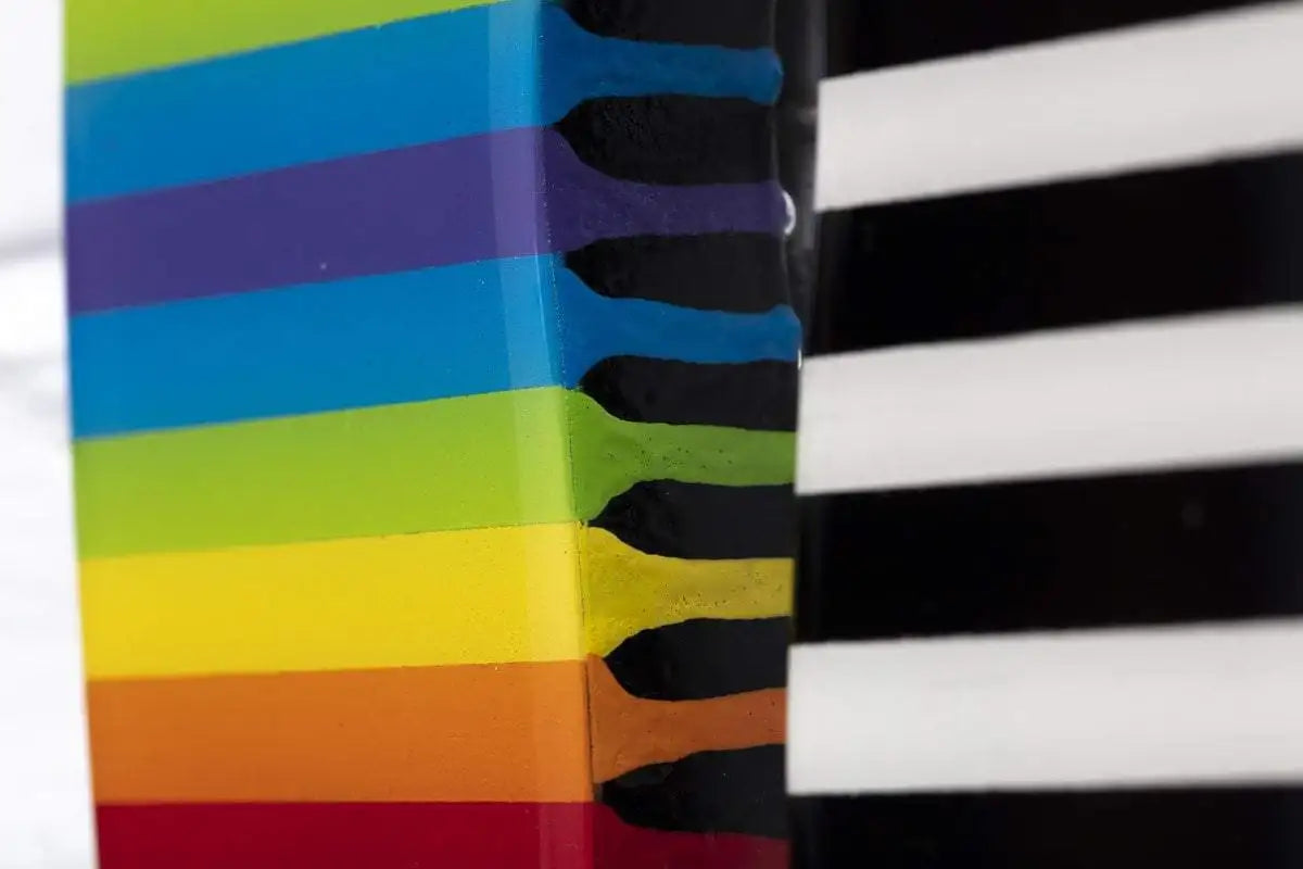 Angel Cake Medium - Geometric - Original - SOLD by artist Lhouette - Wyecliffe Galleries