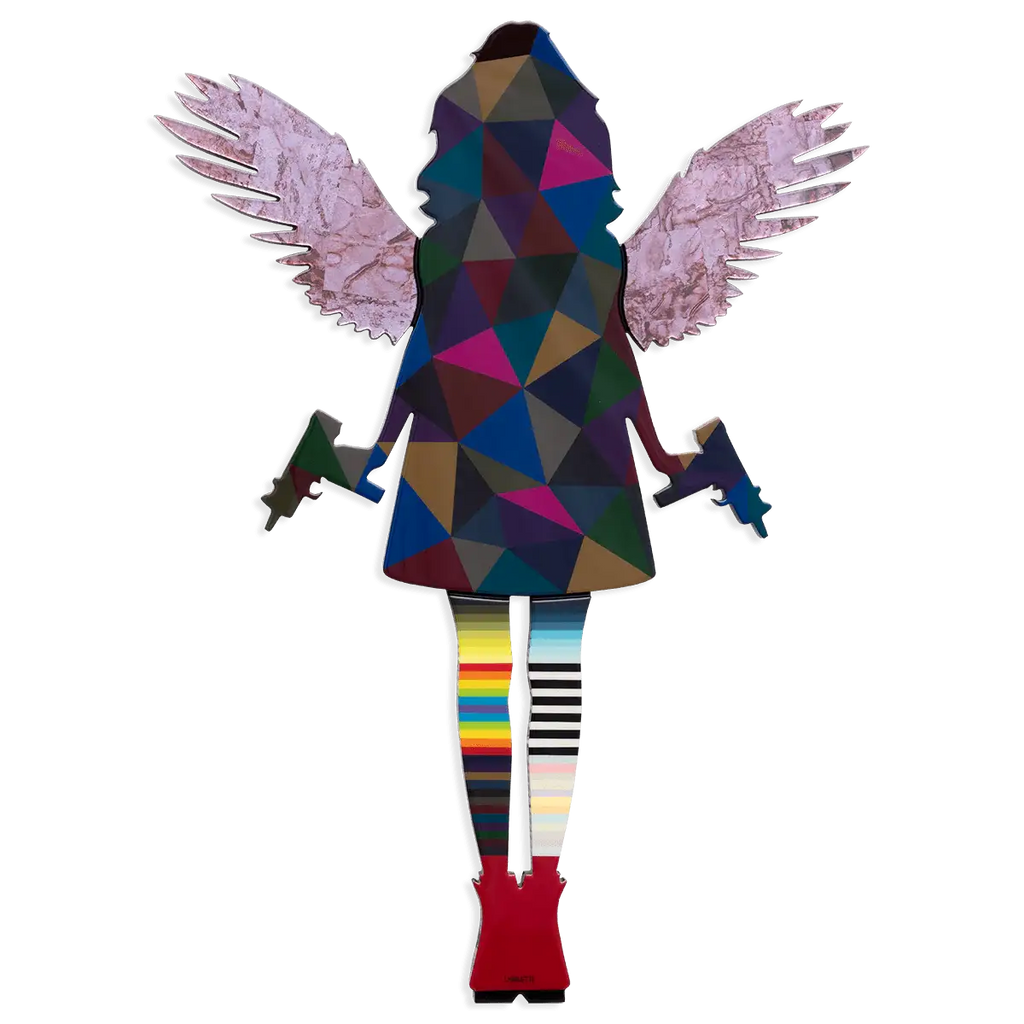 Angel Cake Medium - Geometric - Original - SOLD by artist Lhouette - Wyecliffe Galleries