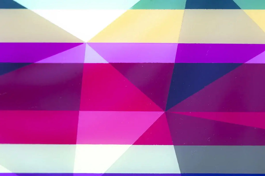 Angel Cake - Medium Geometric - Original - SOLD by artist Lhouette - Wyecliffe Galleries