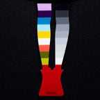 Angel Cake Rainbow Striped - Original Wall Sculpture - SOLD by artist Lhouette - Wyecliffe Galleries