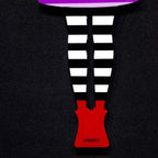 Angel Cake Striped, Metallic Wings - Original Wall Sculpture - SOLD by artist Lhouette - Wyecliffe Galleries