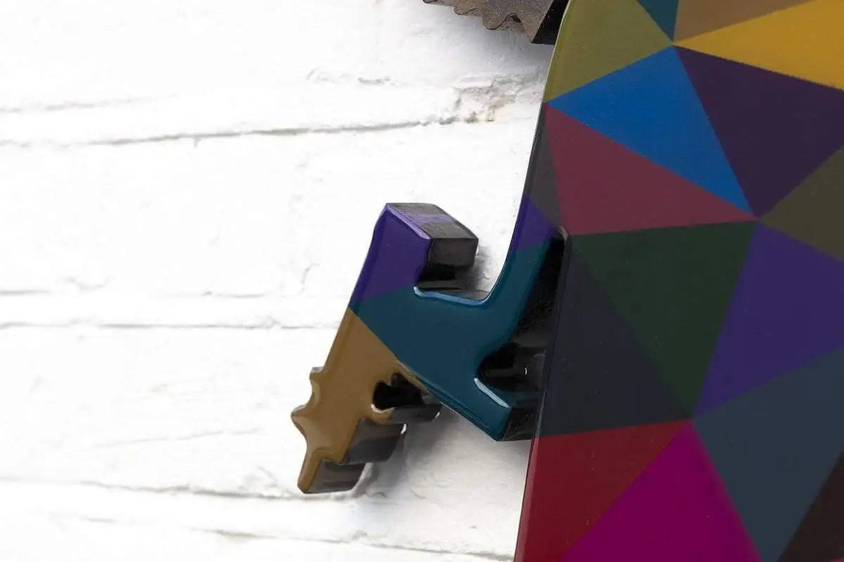 Angel Cake Mini Geo and Bronze - Original Wall Sculpture - SOLD by artist Lhouette - Wyecliffe Galleries