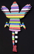 Angel Cake with Guns (Diamond Dust) - Original Wall Sculpture - SOLD by artist Lhouette - Wyecliffe Galleries