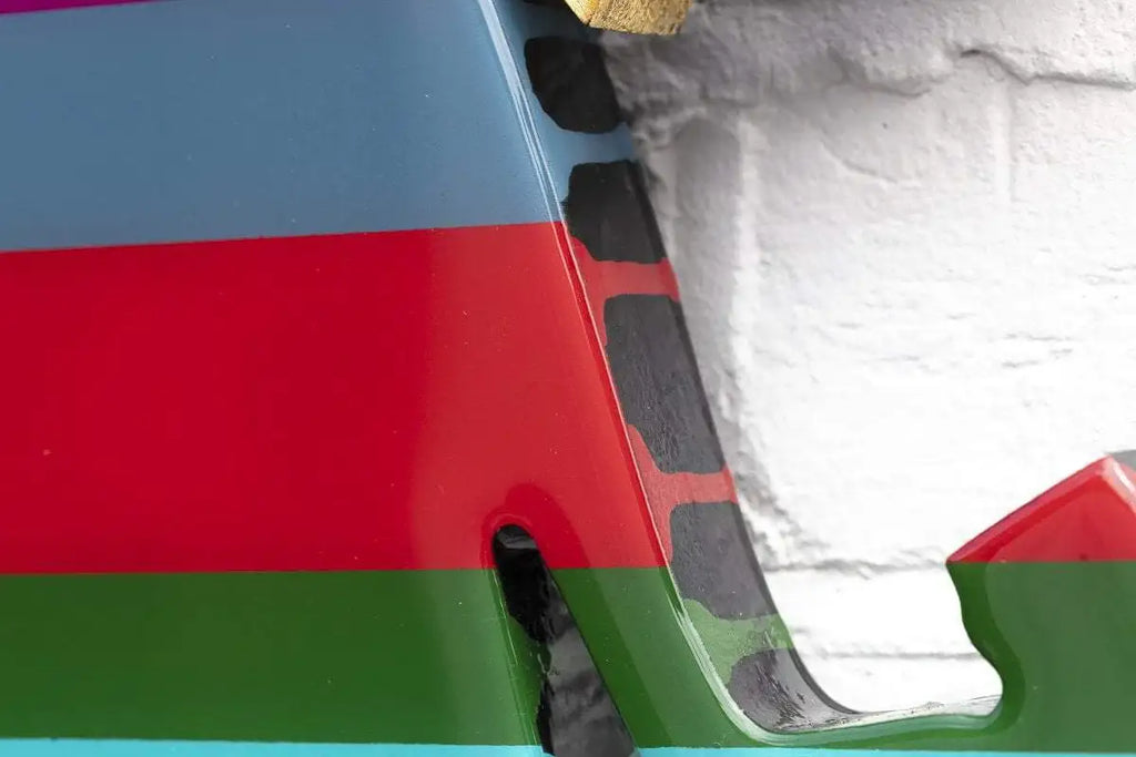 Angel Cake Miniature - Chrome Wings - Original - SOLD by artist Lhouette - Wyecliffe Galleries