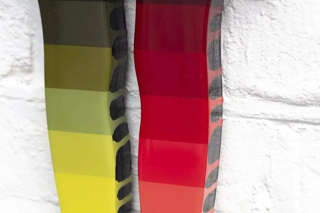 Angel Cake Miniature - Chrome Wings - Original - SOLD by artist Lhouette - Wyecliffe Galleries