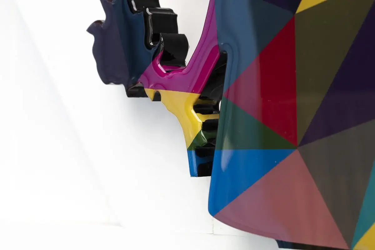 Angel Cake Miniature Gold - Original Wall Sculpture - SOLD by artist Lhouette - Wyecliffe Galleries