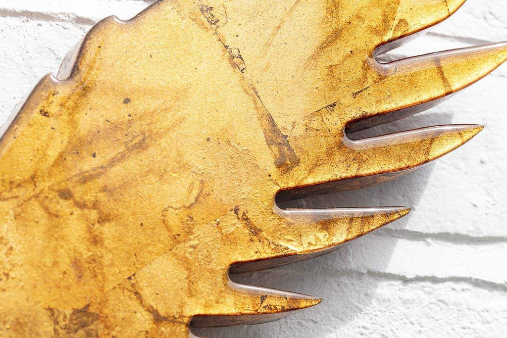 Angel Cake Miniature - Vibrant Stripes - Original - SOLD by artist Lhouette - Wyecliffe Galleries