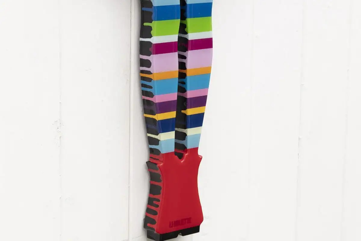 Angel Cake Miniature With Flowers ( Gloss Resin ) - Original wall Sculpture - SOLD by artist Lhouette - Wyecliffe Galleries