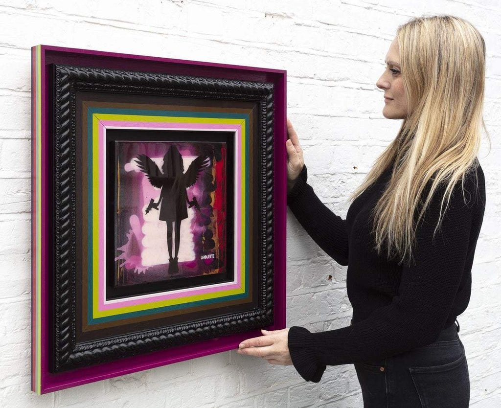 Angel Cake Mixer - Cherry Blossom - SOLD by artist Lhouette - Wyecliffe Galleries