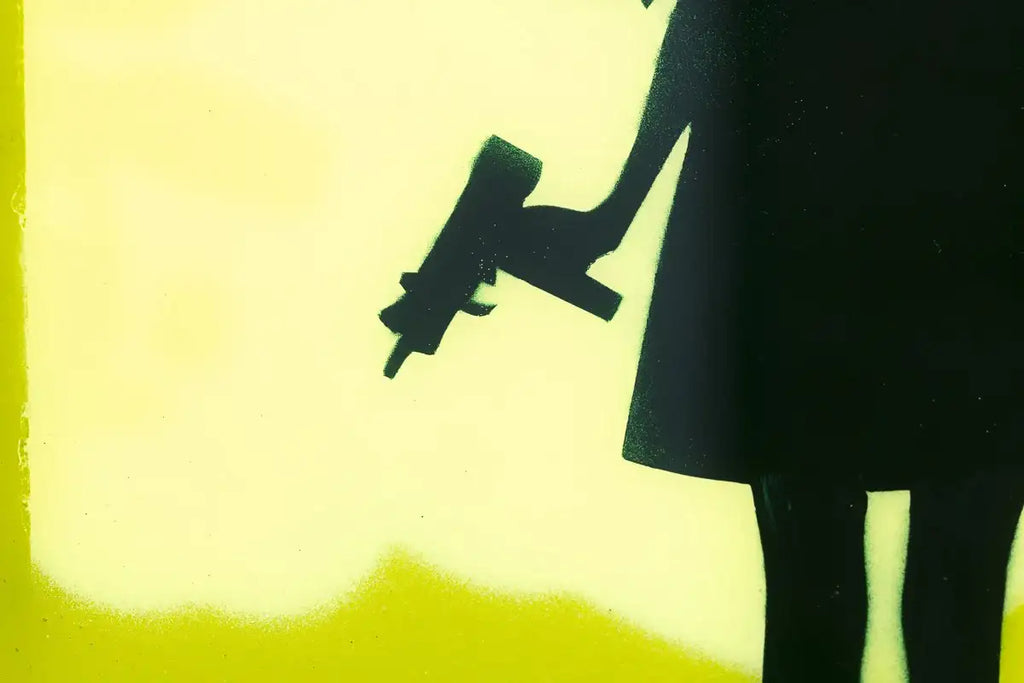 Angel Cake Mixer - Green - SOLD by artist Lhouette - Wyecliffe Galleries