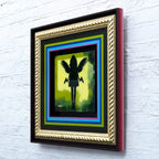 Angel Cake Mixer - Green - SOLD by artist Lhouette - Wyecliffe Galleries