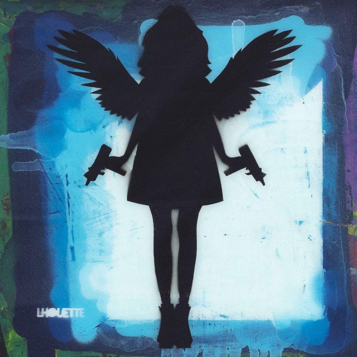 Angel Cake Mixer - Himalaya - Original - SOLD by artist Lhouette - Wyecliffe Galleries