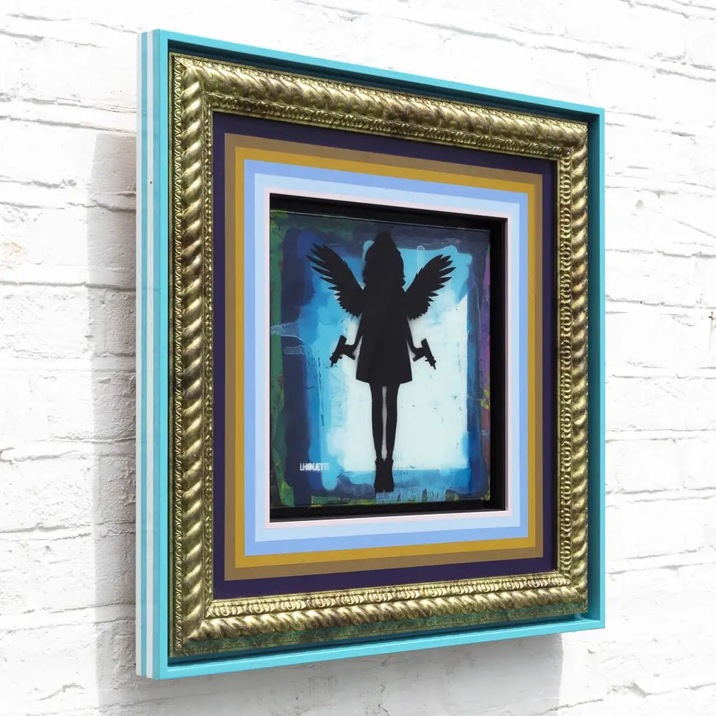 Angel Cake Mixer - Himalaya - Original - SOLD by artist Lhouette - Wyecliffe Galleries