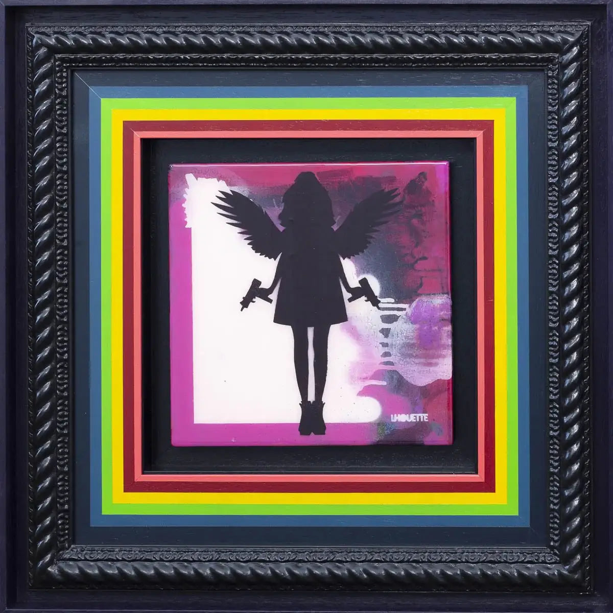 Angel Cake Mixer - Pink - SOLD by artist Lhouette - Wyecliffe Galleries