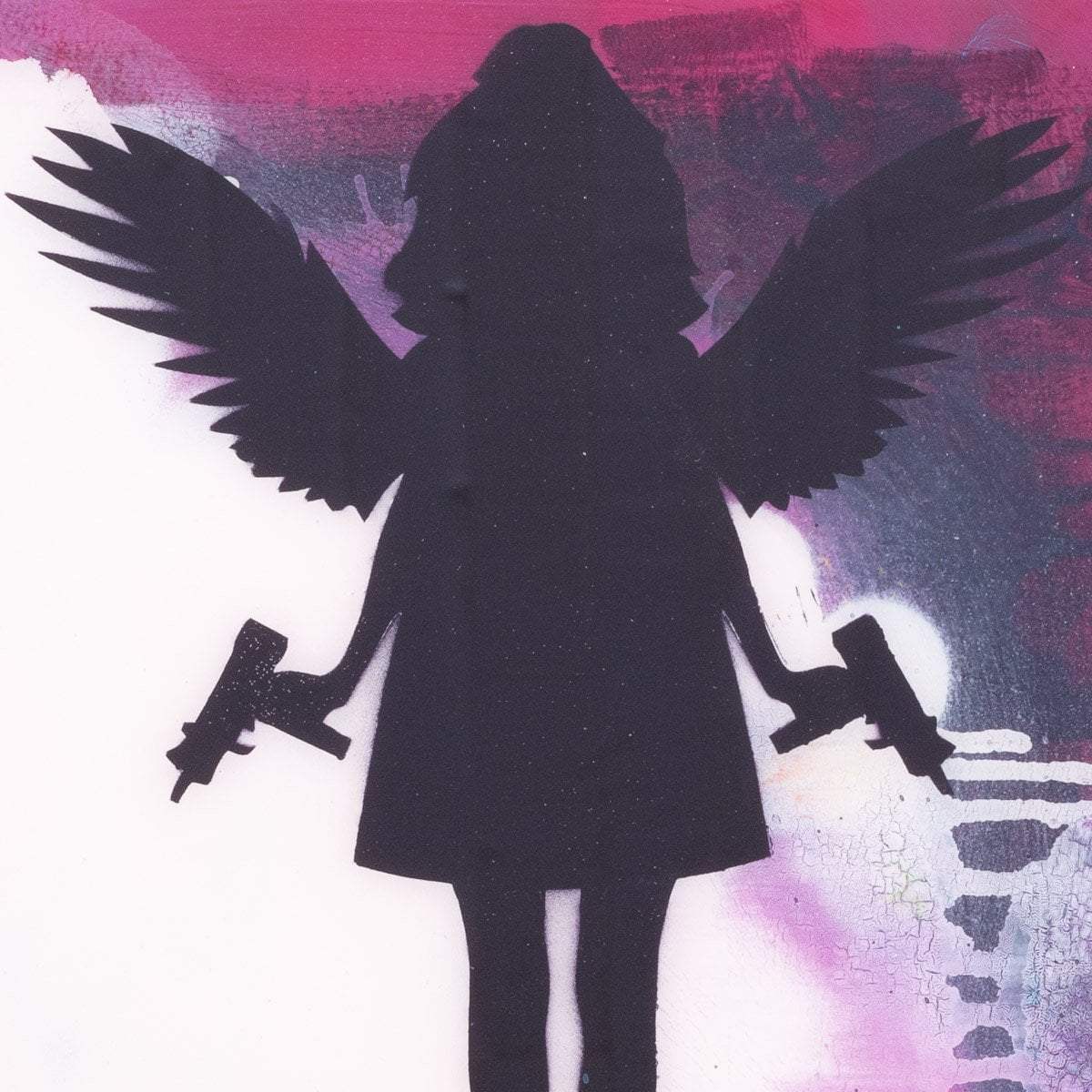 Angel Cake Mixer - Pink - SOLD by artist Lhouette - Wyecliffe Galleries