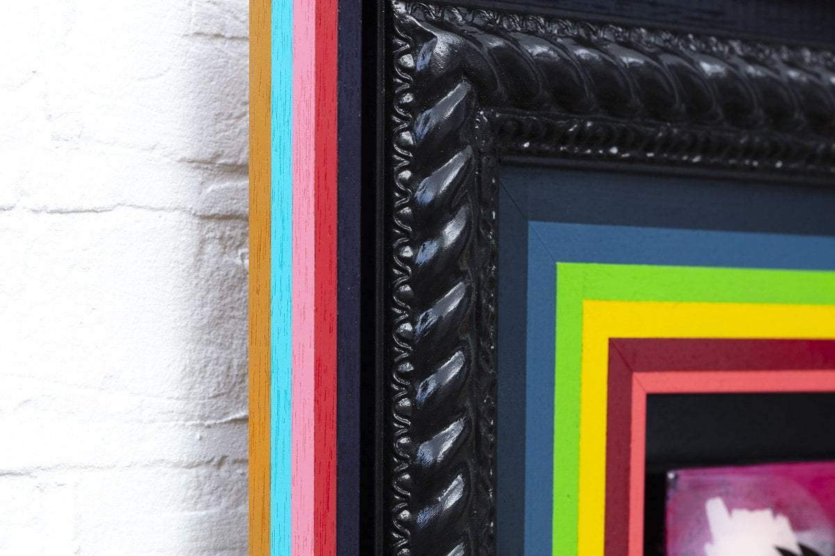 Angel Cake Mixer - Pink - SOLD by artist Lhouette - Wyecliffe Galleries