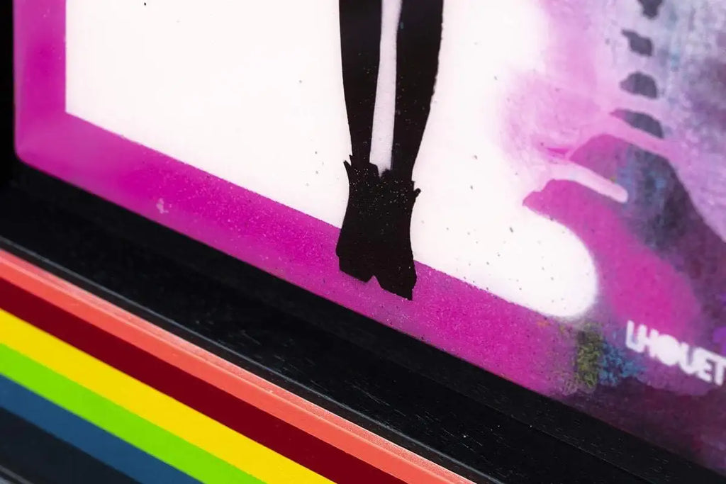 Angel Cake Mixer - Pink - SOLD by artist Lhouette - Wyecliffe Galleries