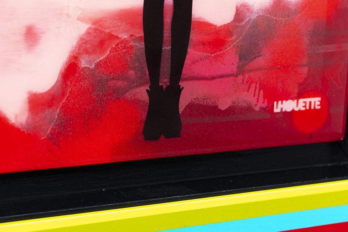 Angel Cake Mixer - Red - SOLD by artist Lhouette - Wyecliffe Galleries