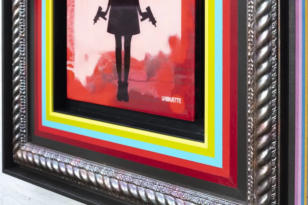 Angel Cake Mixer - Red - SOLD by artist Lhouette - Wyecliffe Galleries