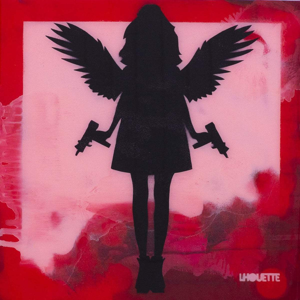 Angel Cake Mixer - Red - SOLD by artist Lhouette - Wyecliffe Galleries