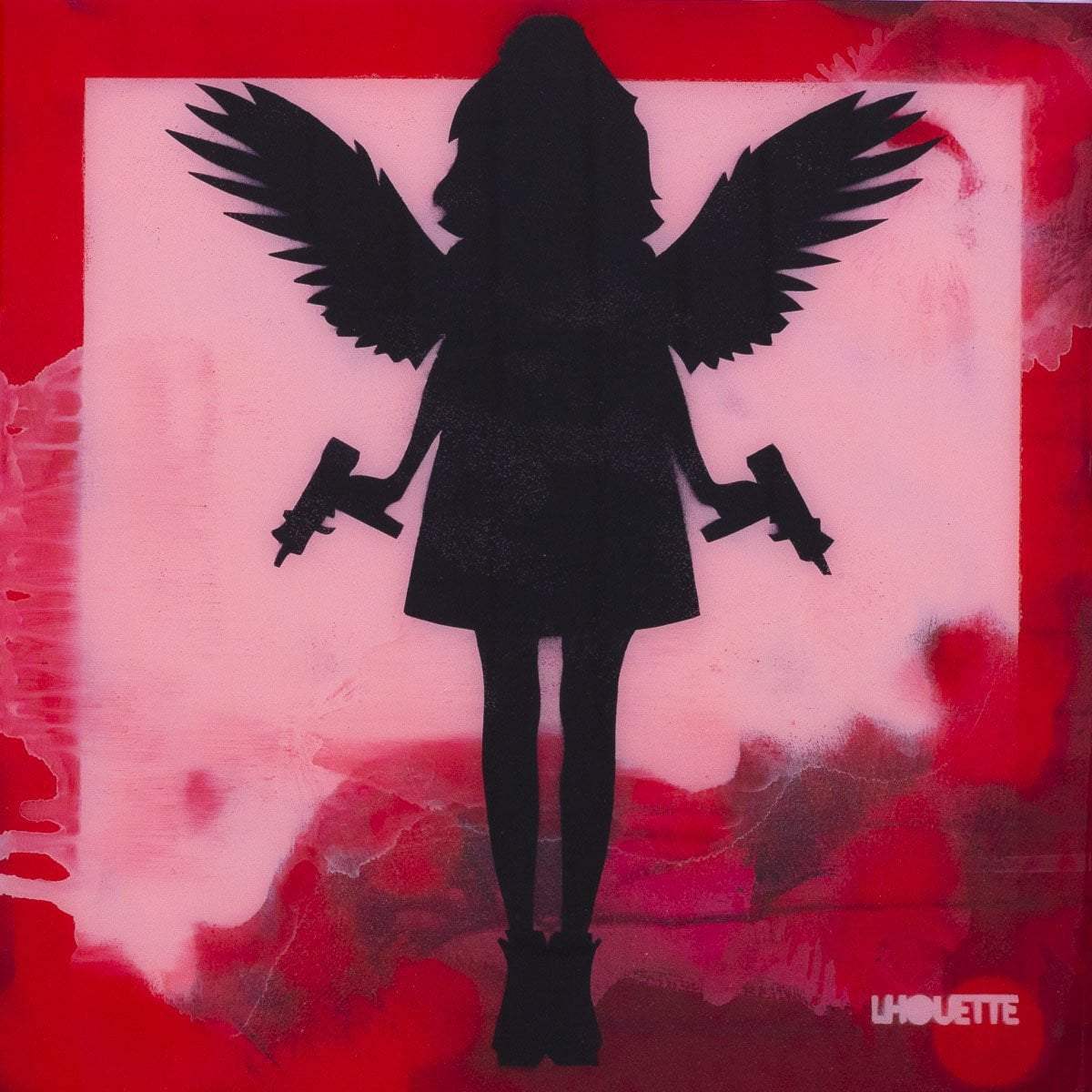 Angel Cake Mixer - Red - SOLD by artist Lhouette - Wyecliffe Galleries