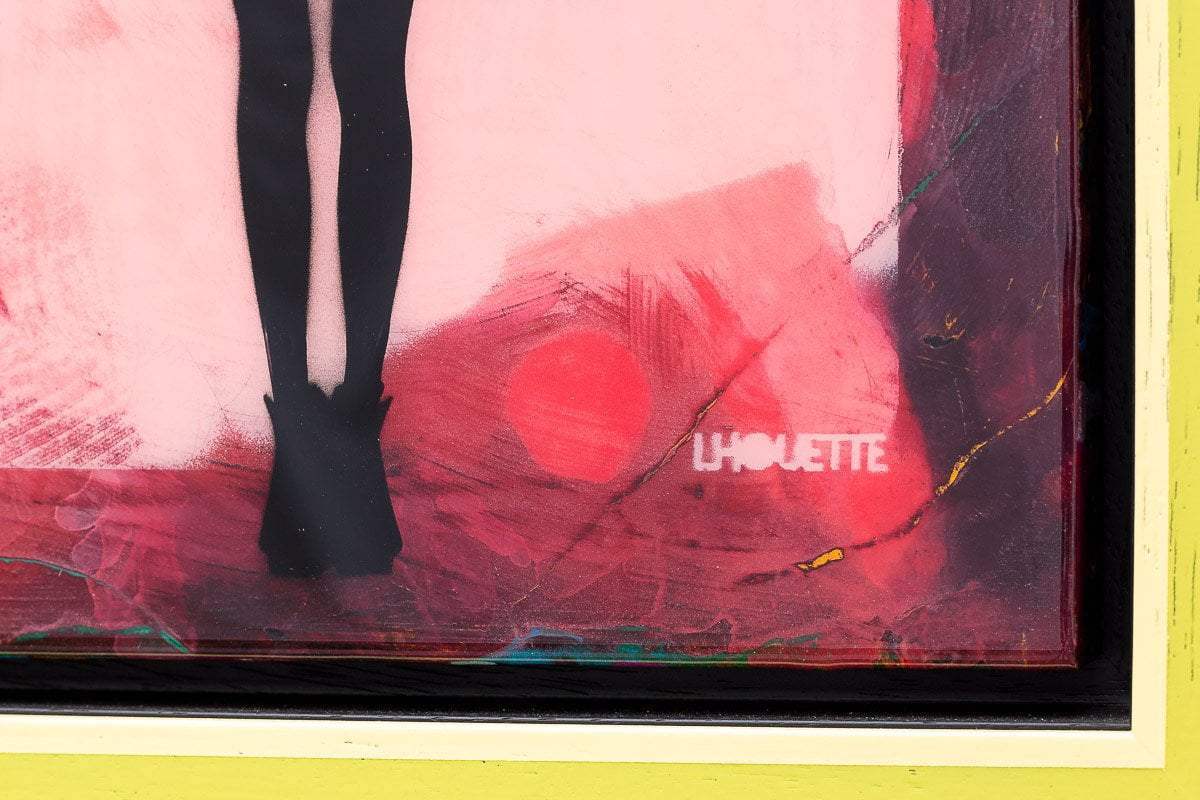 Angel Cake Mixer (Royal Red) - Original - SOLD by artist Lhouette - Wyecliffe Galleries