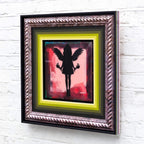 Angel Cake Mixer (Royal Red) - Original - SOLD by artist Lhouette - Wyecliffe Galleries