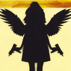 Angel Cake Mixer - Yellow - SOLD by artist Lhouette - Wyecliffe Galleries