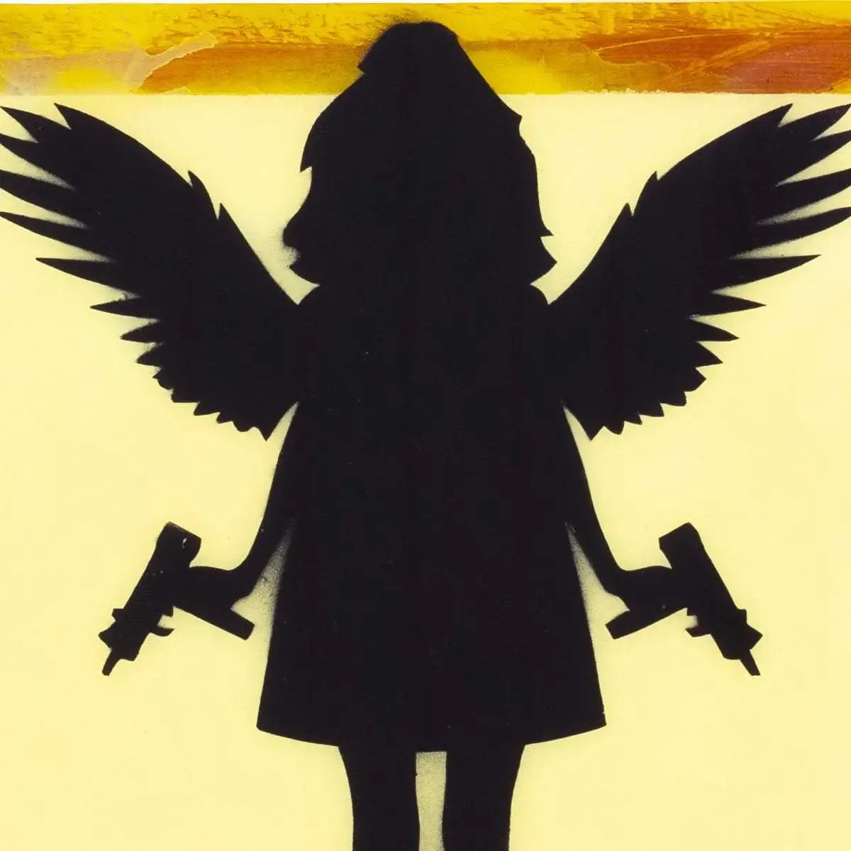 Angel Cake Mixer - Yellow - SOLD by artist Lhouette - Wyecliffe Galleries