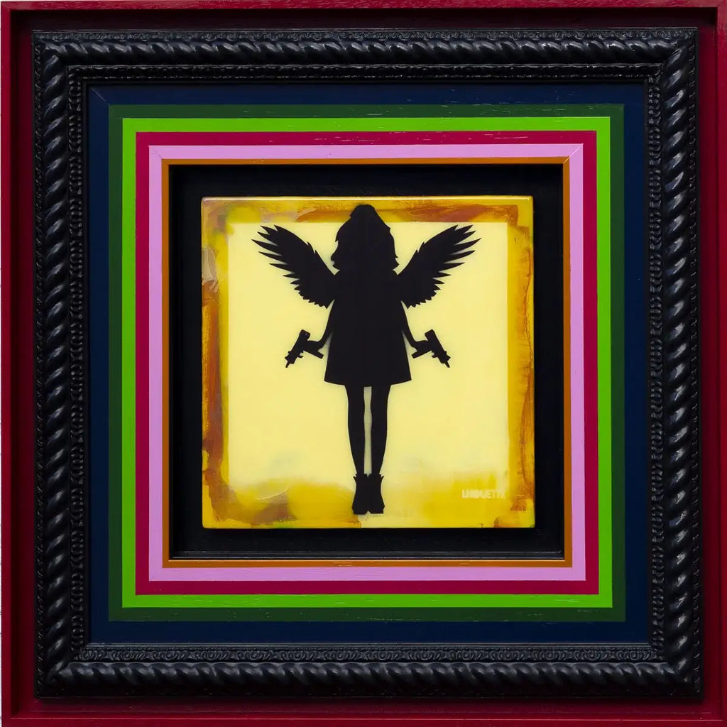 Angel Cake Mixer - Yellow - SOLD by artist Lhouette - Wyecliffe Galleries