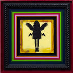 Angel Cake Mixer - Yellow - SOLD by artist Lhouette - Wyecliffe Galleries